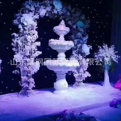防摔喷泉 婚礼喷泉 树脂喷泉  wedding spring树脂工艺喷泉