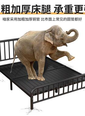 铁艺租床现GIN代简济型1.5米双人1.8m儿童约铁床出屋欧式单人床经