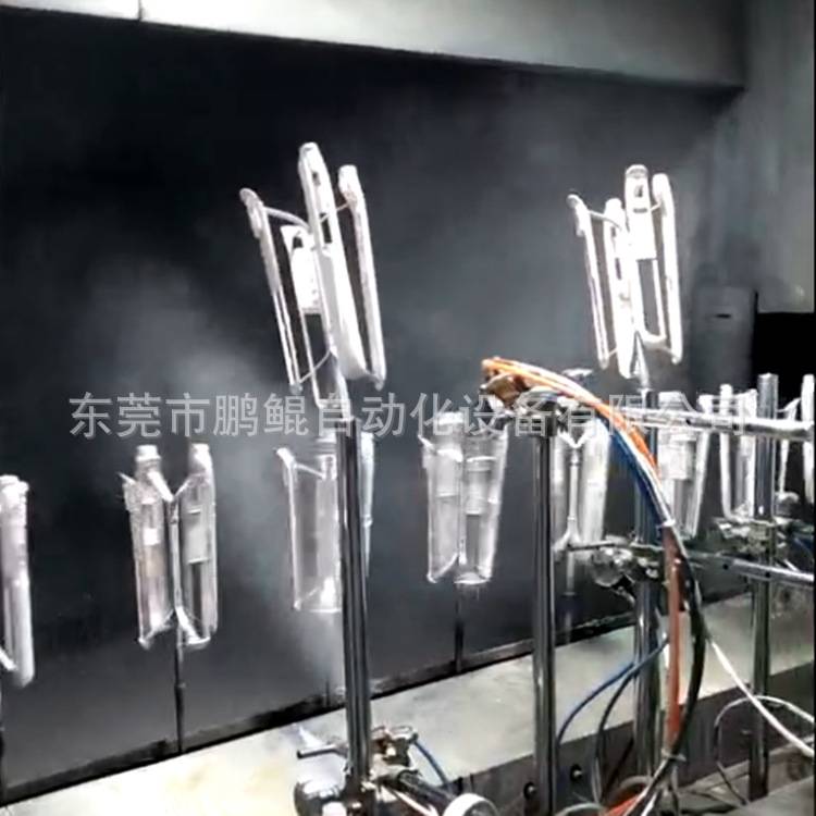 大朗拉发器3轴联动喷漆环形线 烫发器自动喷涂设备 喷油机现机