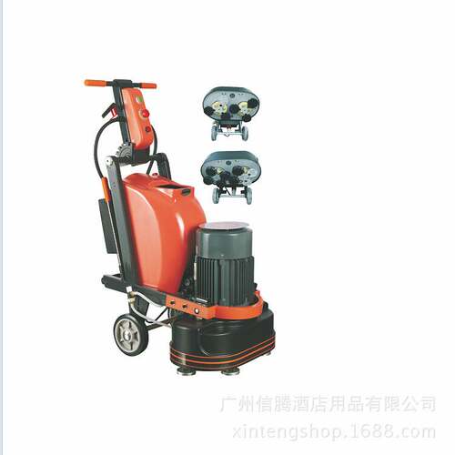 伽华大型石材研磨机 6磨头5.5匹研磨机 石材翻新晶面机大水牛开荒
