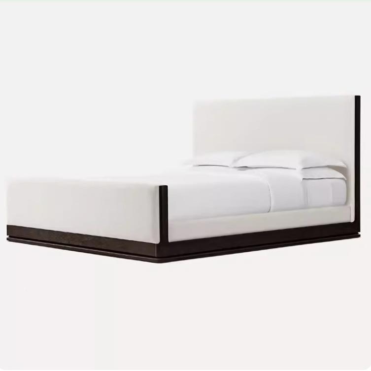 美式实木人1.8床2024-203现代简约卧床室家用双人美式乡米村复古