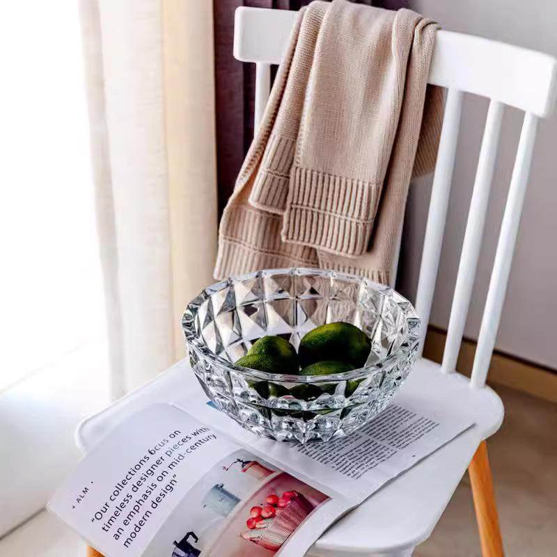 客器创意厅大果盘水晶玻璃果盆号果斗果盆金刚系列家居台面花瓶客,餐饮具,果盆/果盘/果篮,淘宝优惠券,粉丝福利购,淘宝优惠卷