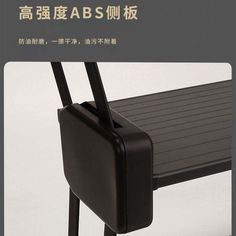 莱利leiry厨房置物架吊柜折叠下拉备菜架调料架收纳拉篮挂架双层
