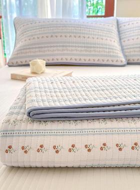20榻25春米季纯棉床盖单三件套aLJ-全棉类家用夹棉榻南通家纺全棉