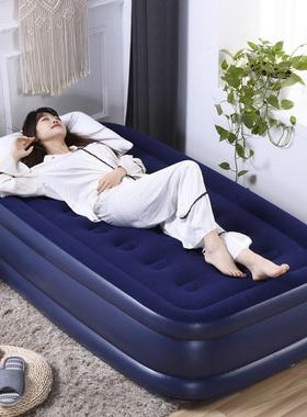 单人户外叠充气床折双家层厚加高气垫加高档用打地OTX铺双人懒人