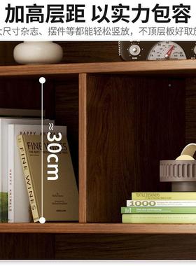 实QJL木角书柜多层窄柜子储柜置书架物架落地家物用转客厅展示柜