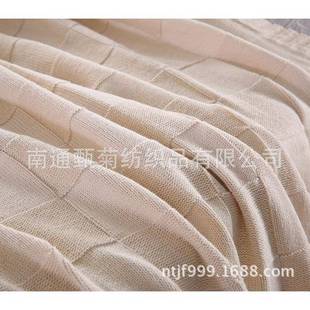 全方格针织BAFNG111毯子日子航食休闲毛线毯酒棉店空毯