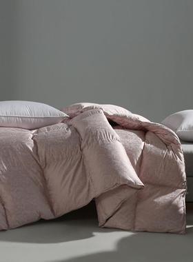 200双羽绒被子98白鹅绒冬保被纯棉春秋被芯加厚暖IWS鹅绒被人支被