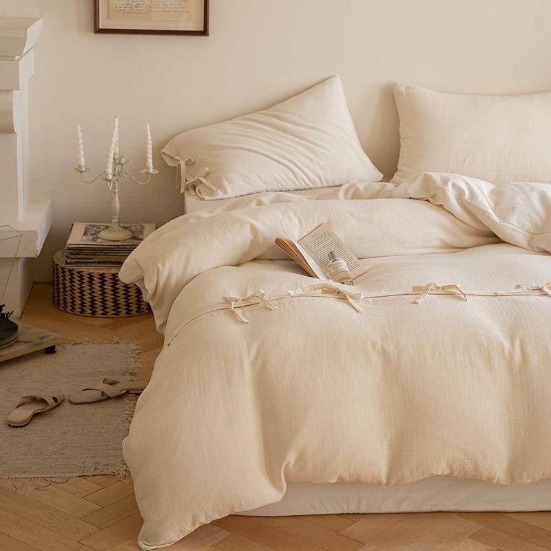 日式纯色双层皱皱纱四件套简约全棉床单床笠纯棉床上用品,玩具/童车/益智/积木/模型,毛绒/玩偶/公仔/布艺类玩具,淘宝优惠券,粉丝福利购,淘宝优惠卷