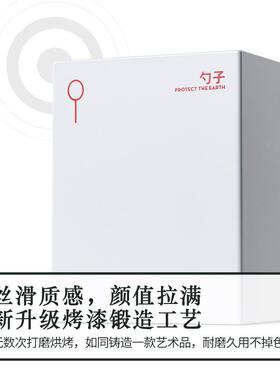 商用吧台吸管纳盒带底奶茶店杯102157套纸巾不锈钢漆吸管烤勺子座