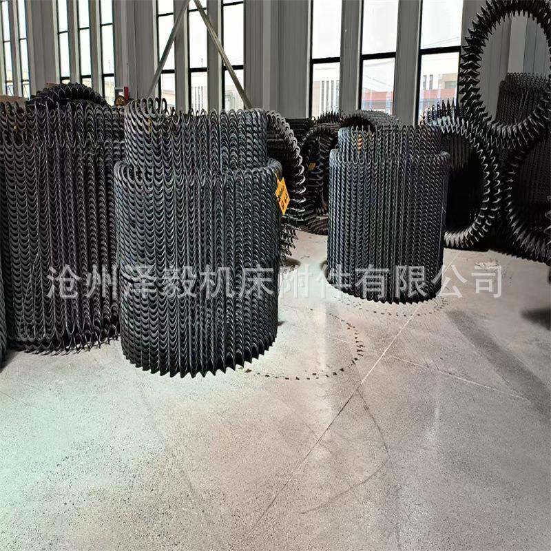 现货养殖龙料绞线粮吸机锰钢弹簧绞龙叶输QOS送机无轴螺旋叶片