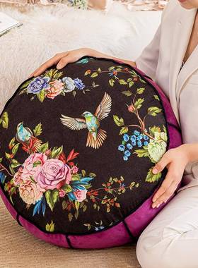 美OBF式复古子蒲团坐垫不发塌室家用客厅卧可拆墩洗懒人沙座墩搁