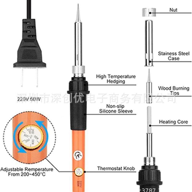 木材燃烧工具,压可调节度2温0~445450°C适用于花/雕0刻/焊接,五金/工具,电烙铁,淘宝优惠券,粉丝福利购,淘宝优惠卷