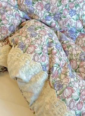 机式贴边全A类针织棉春秋超柔软糯法冬被可洗加厚保暖被棉子88855