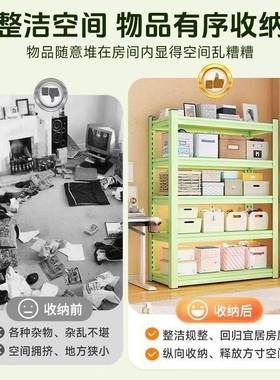 小清新连体书桌柜货架式学习多层落家用IGX地书学生学习房桌储物