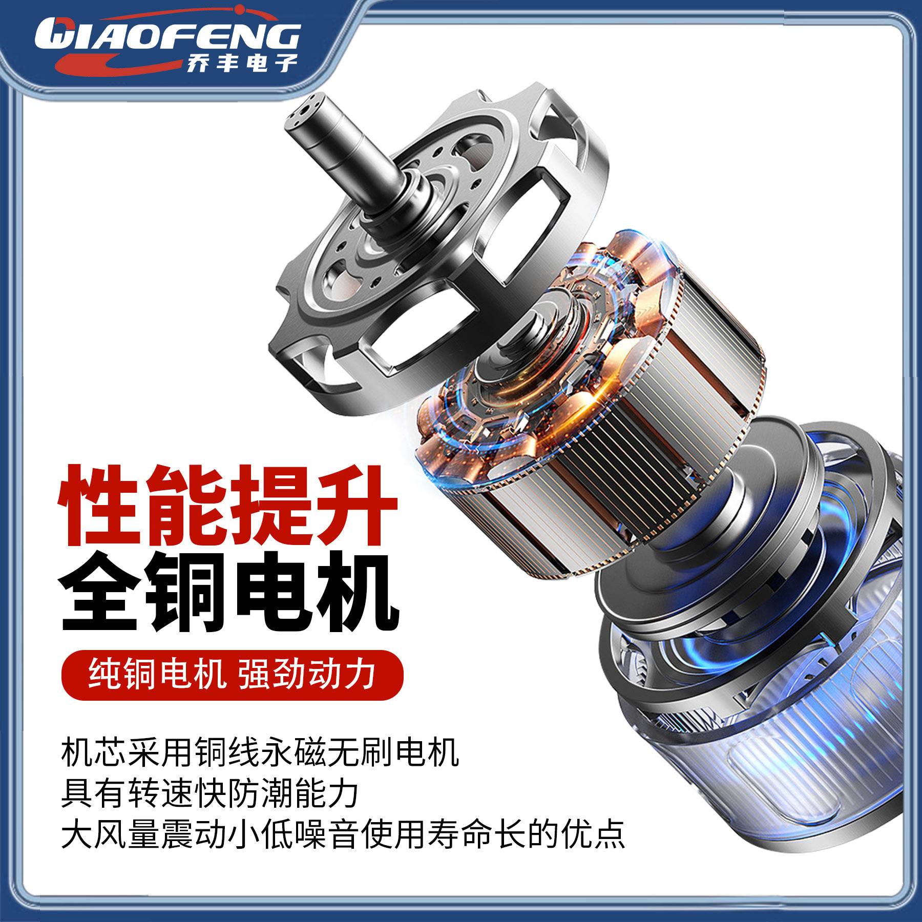 SMUOM 20060 HBL散热风扇220V滚珠铜线20cm工业机柜风扇