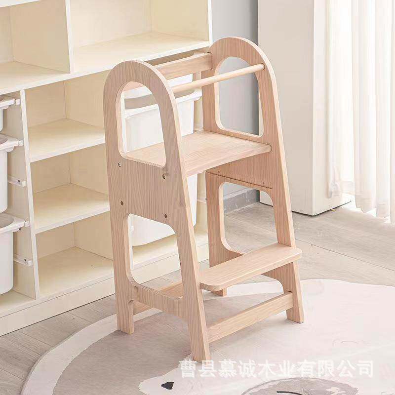 儿童学习塔蒙氏宝宝洗手台阶洗漱梯learning tower可折叠踏垫脚凳