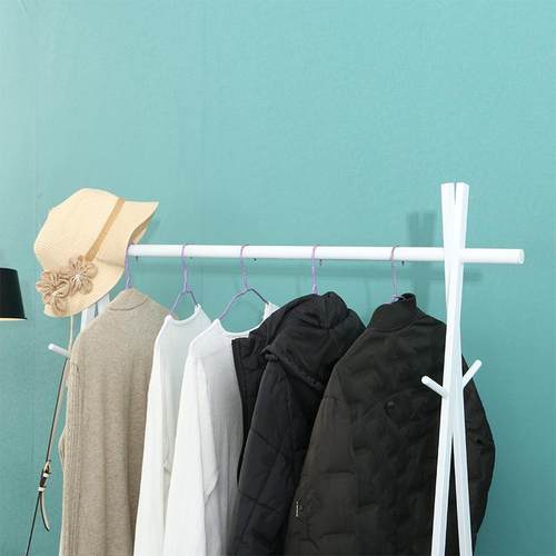 简易衣服架子能PPB挂现衣架落地卧室简约代式家用多功衣移动铁艺