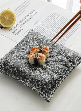 花边枕头沙拉餐盘陶瓷冷菜盘盘48710家用简约凉摆创意西盘商用菜点心盘