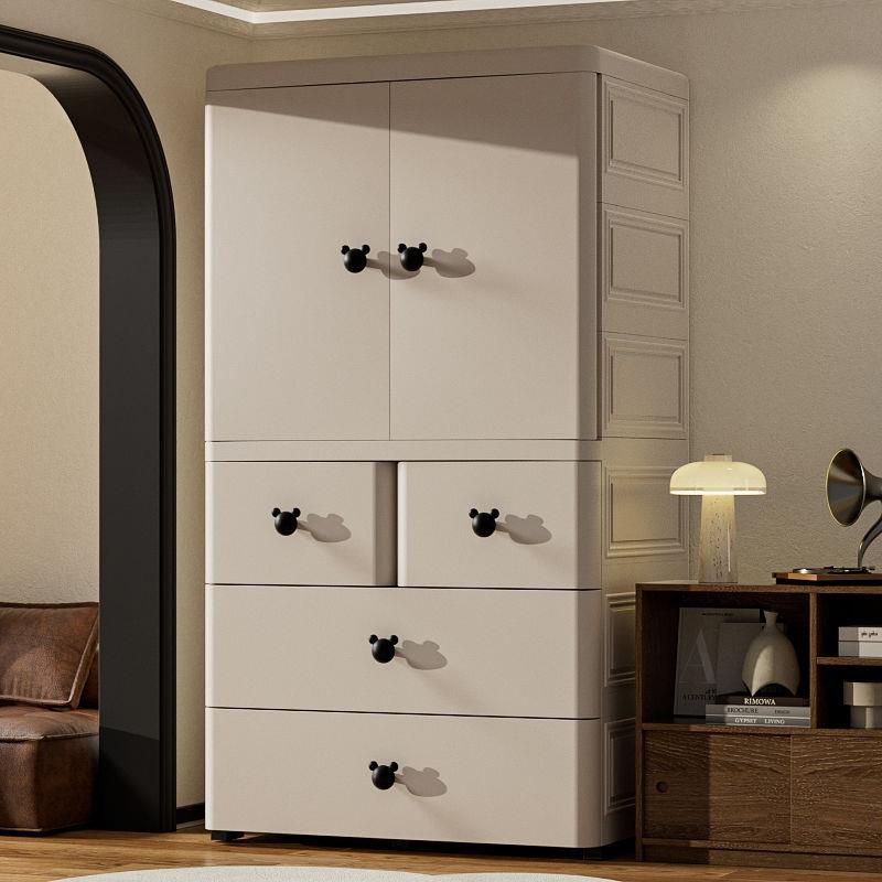 加大特大厚宝宝衣加柜婴儿收纳柜简儿VQA衣童橱衣服整理储物易柜