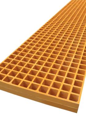 栅PVJ玻璃钢格栅5板污水池格5盖板玻璃钢网格板格栅板厂家H500*0*