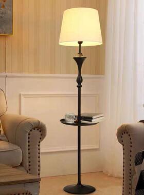 美式古茶几落VJO地灯沙发客厅置卧室书房圆桌物式复中古护立眼氛