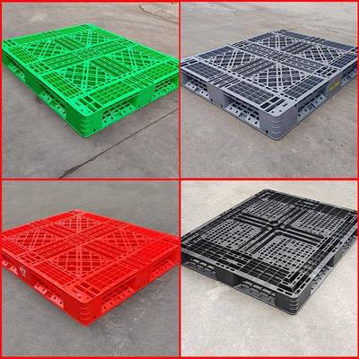 字面冷网格田塑胶托盘仓储码垛塑料卡板库防双潮垫货架叉车KYB物