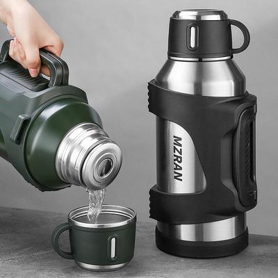 ⇙36不锈钢车载旅行391全钢壶大容保量户1外旅壶行大号温保冷水壶男