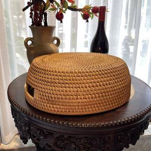 越南藤编水果篮真藤面包篮藤手编收纳筐藤编置物纳工收B19篮篮