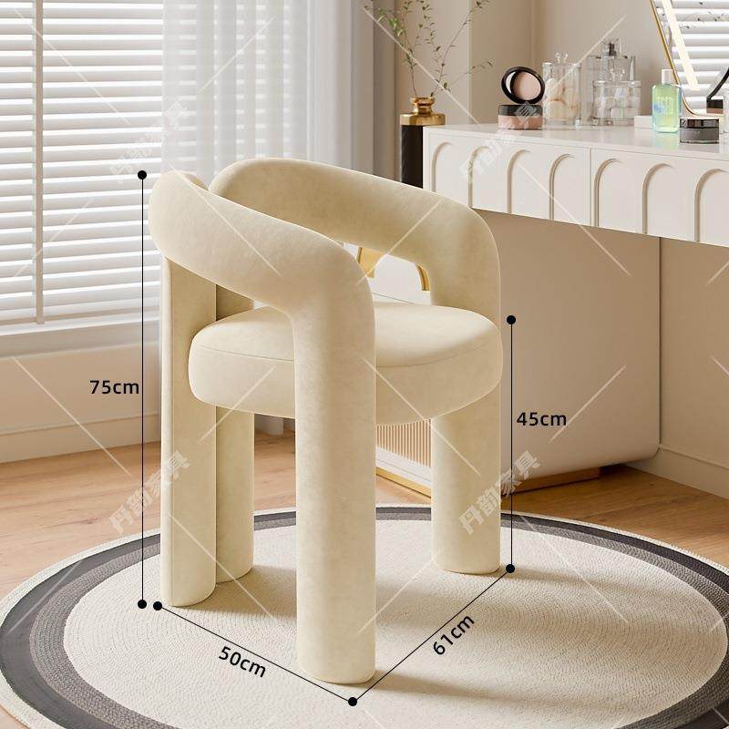 网红凳化妆梳子设计师现代简约卧室家用轻奢妆靠背妆台椅NUG子梳,饰品/流行首饰/时尚饰品新,其他DIY饰品配件,淘宝优惠券,粉丝福利购,淘宝优惠卷