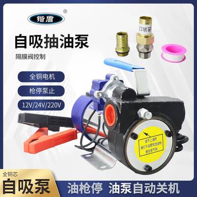 抽油泵电动自吸抽油泵柴油泵直流抽油泵220V24V12V油泵抽油机