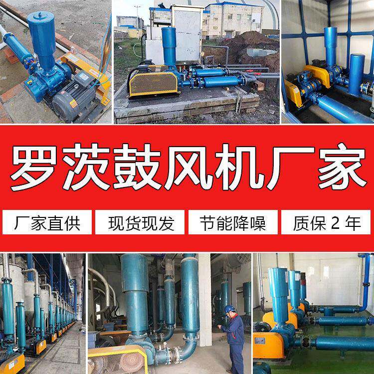 章丘三叶罗茨鼓风机罗兹真空泵厂家粉体输送压污水曝气氧机