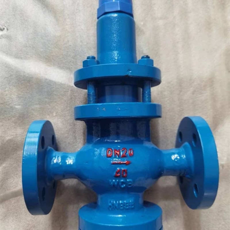 船用铸钢法兰式空气减压阀弹簧薄膜式水减压阀调压阀PY42X/F16膜