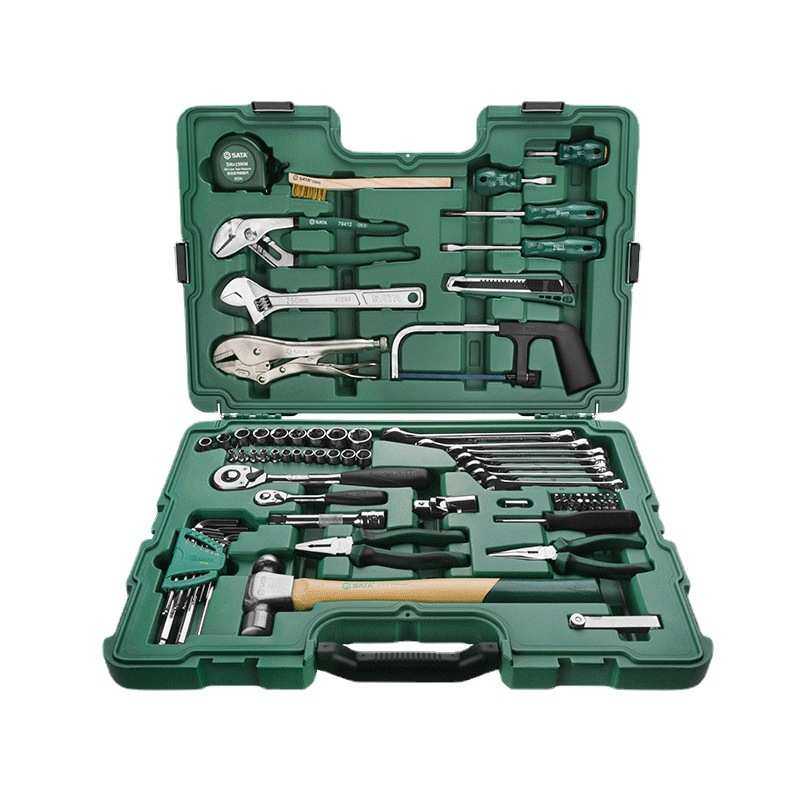 世达机修工具组合套装76件套机械设备维修保养工矿常用五金09517