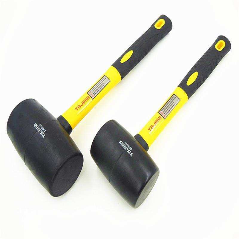 田岛橡胶锤QHR-16/24橡皮锤安装锤装修工具地板瓷砖大理450g/680g