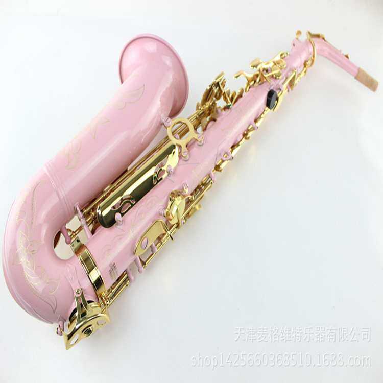 跨境麦格维特乐器MAS-170降E调中音萨克斯风乐器 表面粉红金