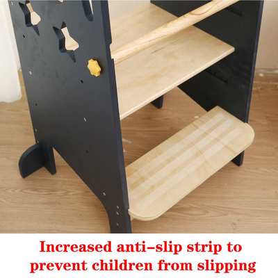 儿童蒙氏学习塔折叠洗漱凳幼儿台阶凳子宝宝洗手梯learning tower