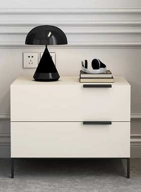 创意设计床头柜意式极简铁艺储物柜北欧现代简约床头收纳柜cabine