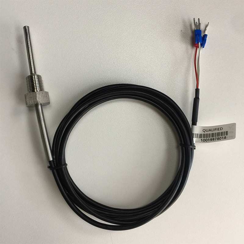 ZYSENSOR温度传感器PT100  管径5MM G1/4螺纹 线长管长材质可选购