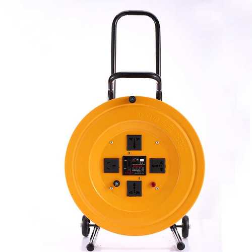热销野豹轮车220v/400电缆盘（W-CC）移动电缆盘电源盘电缆卷盘