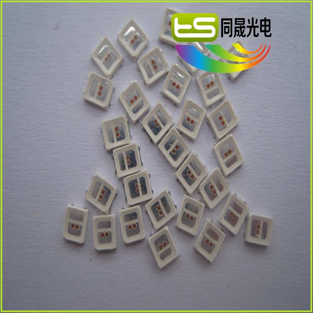 厂家销售晶元芯片 贴片2835黄灯 高亮度金线铜支架黄光led灯珠