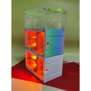 蚂蚁城堡带灯无限扩展拼接新型蚁巢混凝土蚁巢蜜罐蚁天空之城