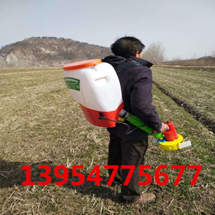 农业背负式施肥撒种电动机手拿后背电动撒肥扬肥机电动施肥器