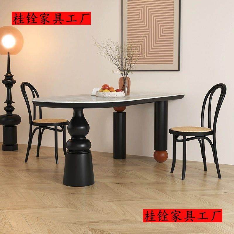 法式复古岩板餐桌实木小户型椭圆形现代家用简约侘风饭桌餐桌椅,鲜花速递/花卉仿真/绿植园艺,割草机/草坪机,淘宝优惠券,粉丝福利购,淘宝优惠卷