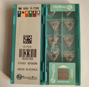 正品韩国特固克 Taegutec 数控刀片 TNMG160404/160408-FG CT3000