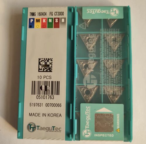 正品韩国特固克 Taegutec 数控刀片 TNMG160404/160408-FG CT3000