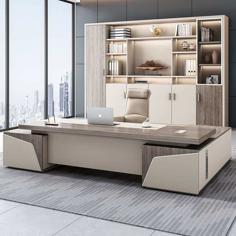 老板桌办公桌椅组合简约现代总裁桌大气大班台经理桌办公室电脑桌