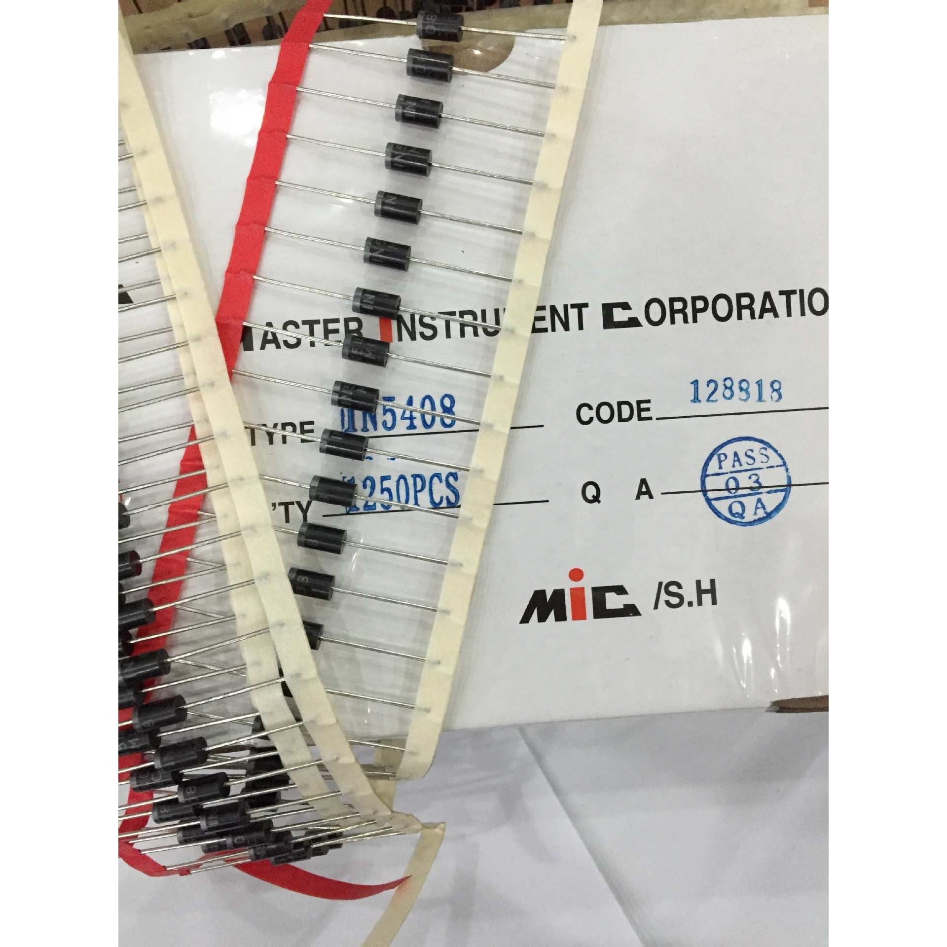 整流二极管1N5408编带二极管现货供应电子元器件 厂家直销高压