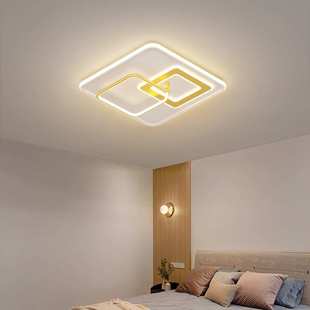 2021新款 家用客厅灯吸顶灯现代简约大气超薄卧室书房长方形北欧灯