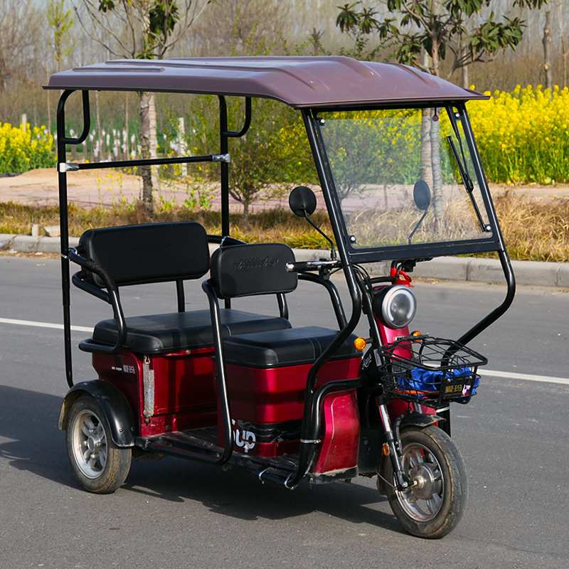 电动三轮车车棚雨篷加厚全透明封闭休闲小巴士折叠冬季挡风赵之李